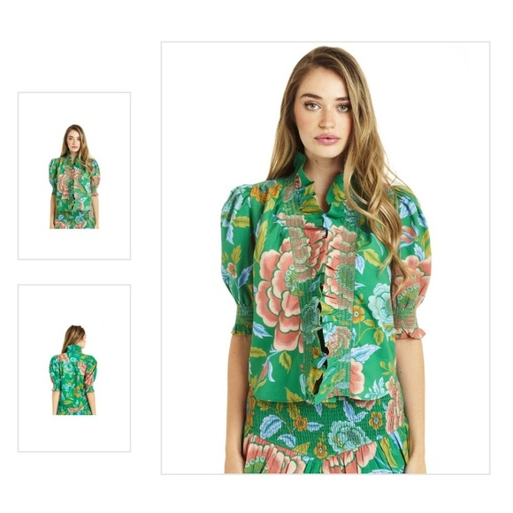 love the Label Tops - NWT Anthropologie Love The Label Zuri Top In Lottie size Large